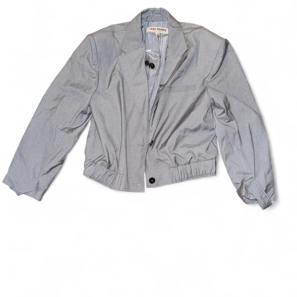 Free People Light Gray Blazer